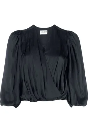 Zadig & Voltaire Drapierte Satinbluse
