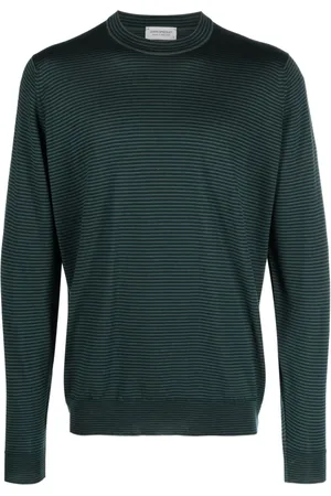 JOHN SMEDLEY Gestreifter Gare Merinopullover