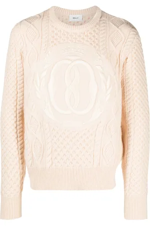 Bally Pullover mit Intarsien-Logo