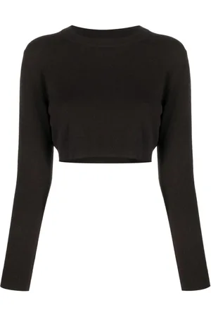 Patou Cropped-Pullover mit Logo-Stickerei
