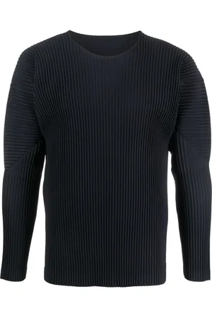 Issey Miyake Plissiertes Sweatshirt