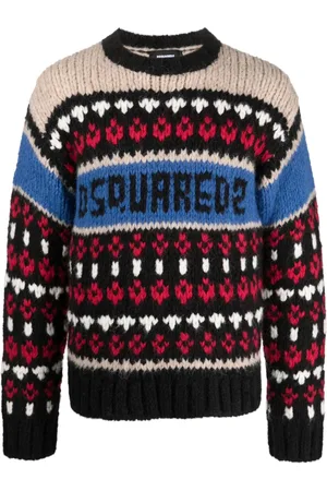 Dsquared2 Pullover mit gehäkelten Einsätzen