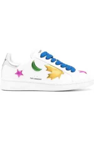 Dsquared2 Sneakers mit Kontrasteinsätzen