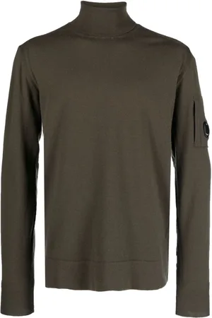 C.P. Company Pullover mit Linsen-Detail