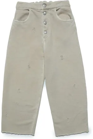 Maison Margiela Gerade Jeans in Distressed-Optik