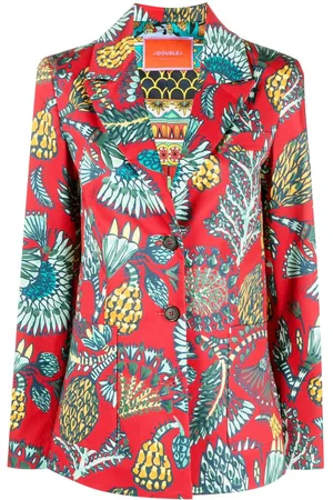 La DoubleJ 24/7 Blazer mit Blumen-Print