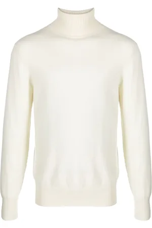 Fursac Fein gestrickter Rollkragenpullover