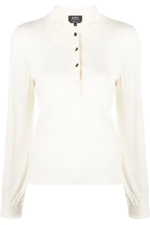 A.P.C. Gestricktes Poloshirt