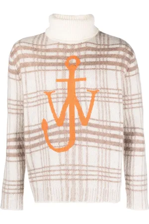 J.W.Anderson Karierter Pullover aus Anker-Jacquard