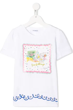 Simonetta T-Shirt mit grafischem Print