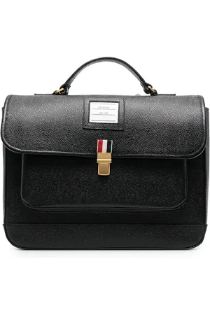 Thom Browne Schulrucksack aus strukturiertem Leder