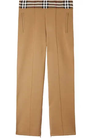 Burberry Jogginghose mit kariertem Besatz