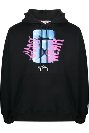 GCDS Hoodie mit grafischem Print