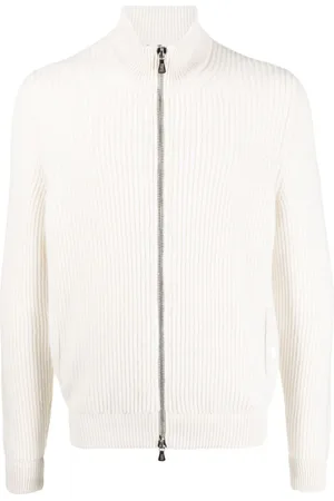 FEDELI Gerippter Cardigan aus Kaschmir