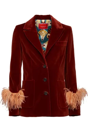 La DoubleJ Blazer mit Federn