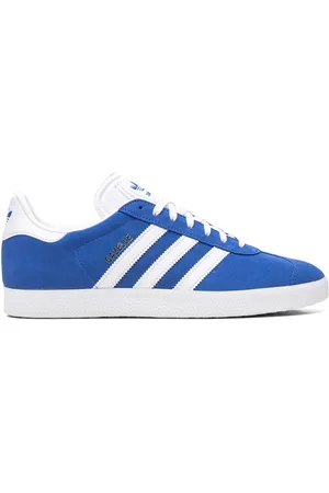 adidas Gazelle Blue/Cloud White/Gold Metallic Sneakers