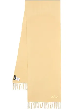 A.P.C. Schal mit Logo-Stickerei