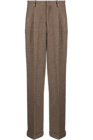 Ralph Lauren Hose mit Hahnentrittmuster