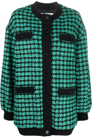 Msgm Blazer mit Hahnentrittmuster