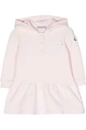 Moncler Kapuzenkleid mit Logo-Stickerei