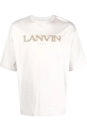 Lanvin T-Shirt mit Logo-Stickerei