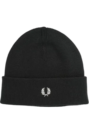 Fred Perry Beanie mit Logo-Stickerei