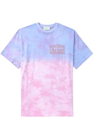 ARIES T-Shirt mit Batikmuster