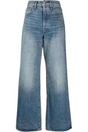 AMIRI Wide-Leg-Jeans mit hohem Bund