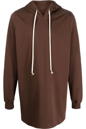 Rick Owens Langer Hoodie mit Kordelzug