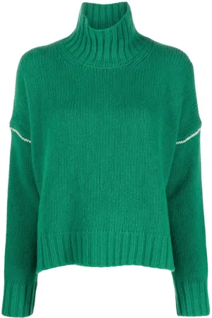 Woolrich Pullover mit Kontrastnähten