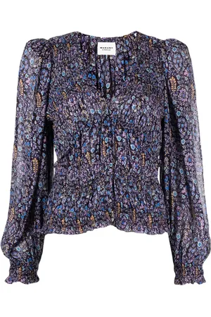 Marant Etoile Nibel Bluse mit Blumen-Print