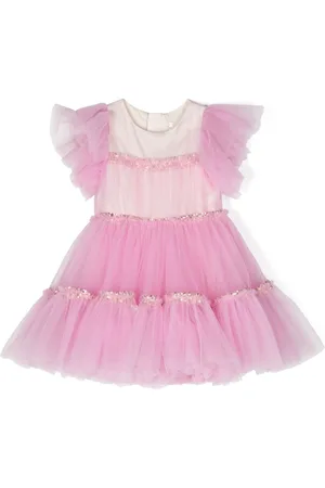 Billieblush Gestuftes Tüllkleid mit Pailletten