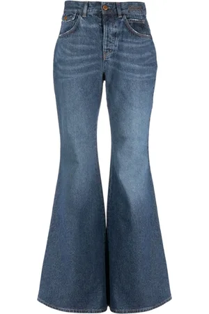 Chloé Hoch sitzende Schlagjeans