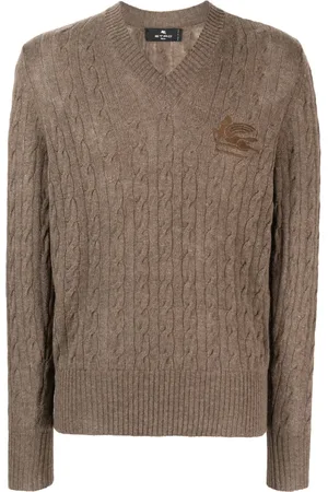 Etro Kaschmirpullover mit Logo-Stickerei