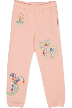 Stella McCartney Jogginghose mit Blumenstickerei
