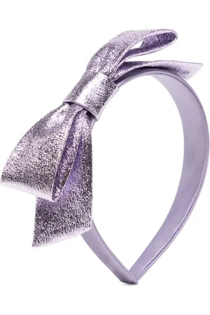 HUCKLEBONES LONDON Haarreif mit Schleife im Metallic-Look