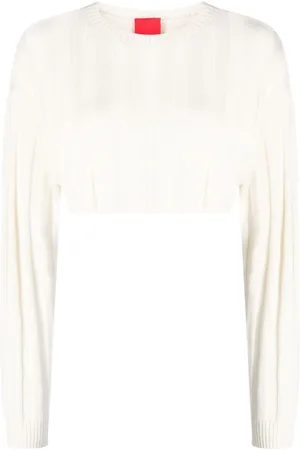 Cashmere In Love Gerippter Cropped-Pullover