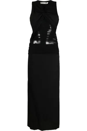 CHRISTOPHER ESBER Maxikleid mit Tüll-Overlay