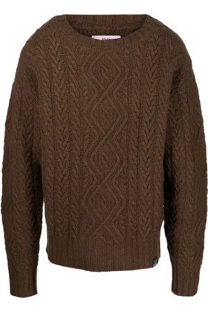 MARTINE ROSE Pullover mit Zopfmuster