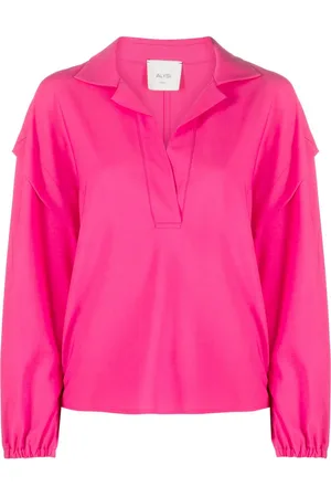 ALYSI Bluse mit fallendem Revers