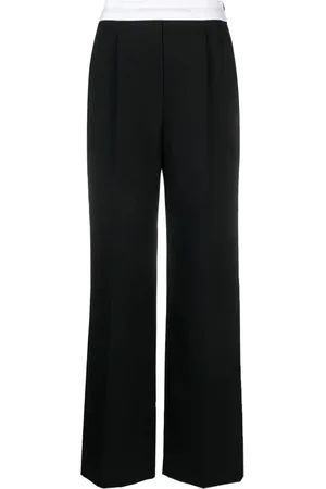 Alexander Wang Gerade Hose mit Logo-Bund