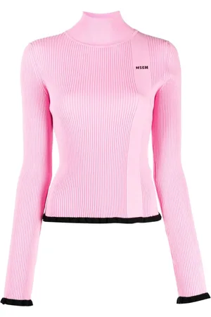 Msgm Gerippter Intarsien-Pullover