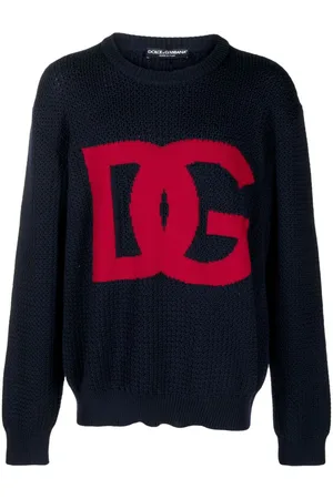 Dolce & Gabbana Pullover mit Intarsien-Logo