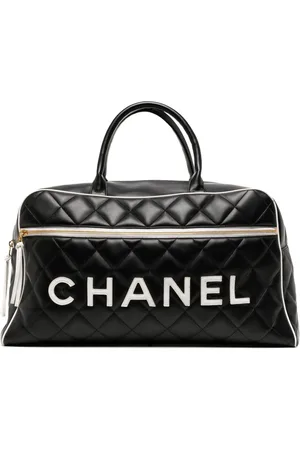 CHANEL 1994-1996 Reisetasche mit Rautensteppung