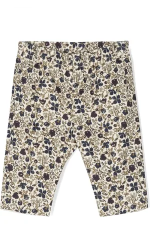 BONPOINT Gerade Hose mit Blumen-Print