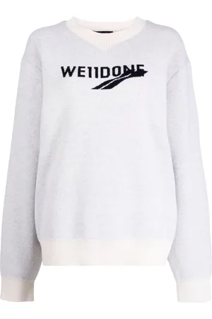 We11 Done Klassischer Intarsien-Pullover