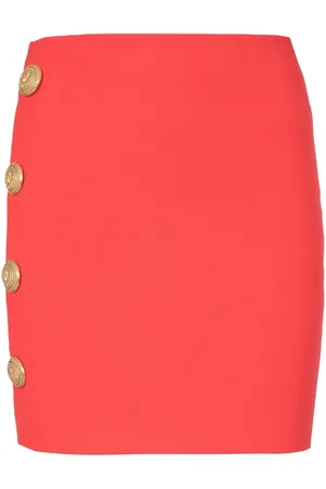 Balmain Asymmetrischer Minirock