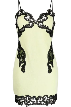 Alexander Wang Minikleid mit Spitzenbesatz