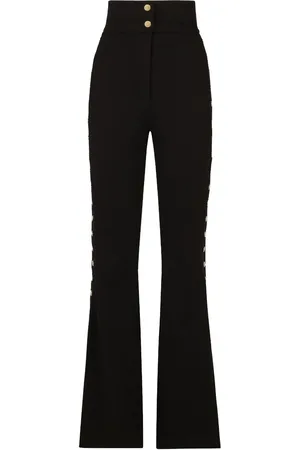 Dolce & Gabbana Taillenhose mit Knopfdetail