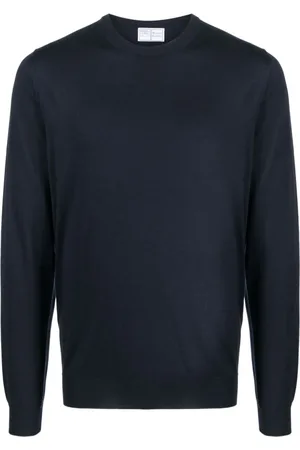FEDELI Fein gestrickter Kaschmirpullover